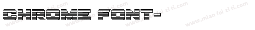 chrome font字体转换